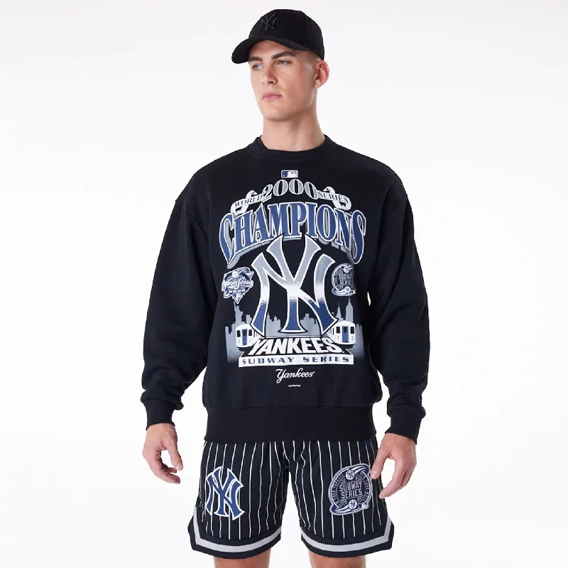 Men's Sweaters with Unique and Custom DesignsNew York Yankees New Era Australia Black Oversized Sweater