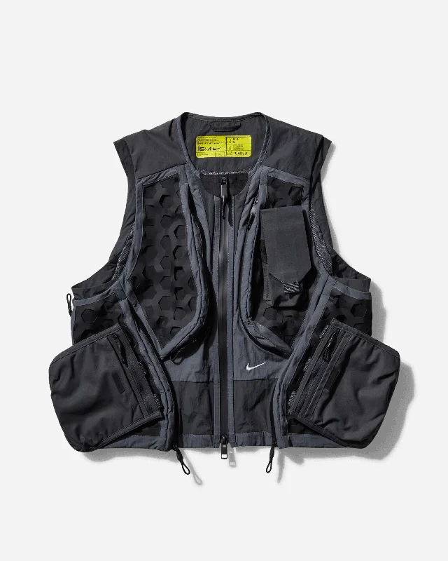 Men's Coats with Breathable FabricMen's ISPA Modular Pocket Vest Anthracite