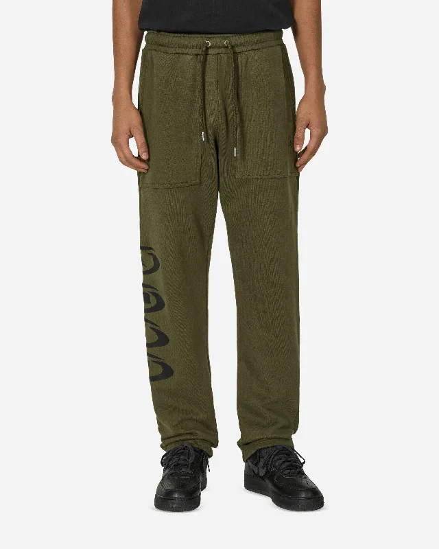 Men's Jeans with a Destroyed LookTravis Scott Fleece Trousers Khaki