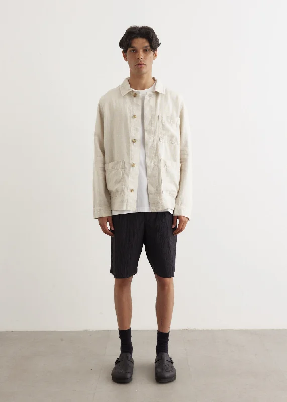 Men's Coats with ButtonsOlav Linen Overshirt