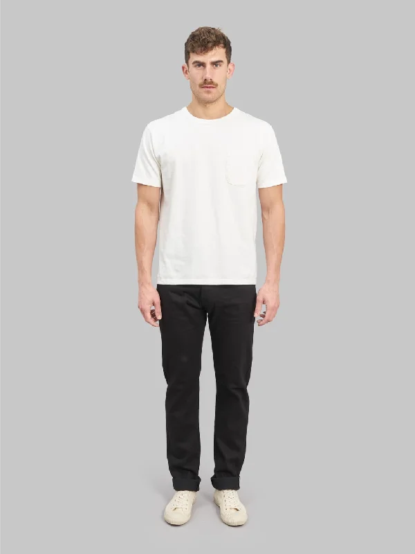 Everyday Casual Men's JeansONI Denim 566-13BK "Jet Black Denim" 13oz Semi-Tight Straight Jeans