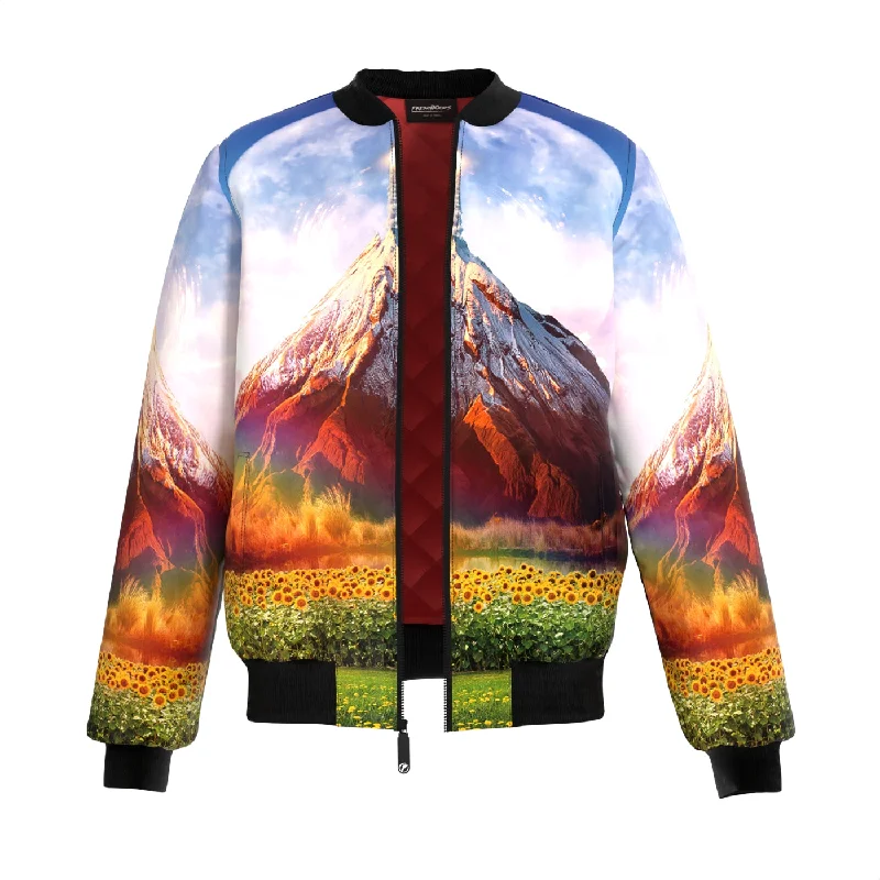 Men's Coats with Velcro ClosuresOptimism Bomber Jacket