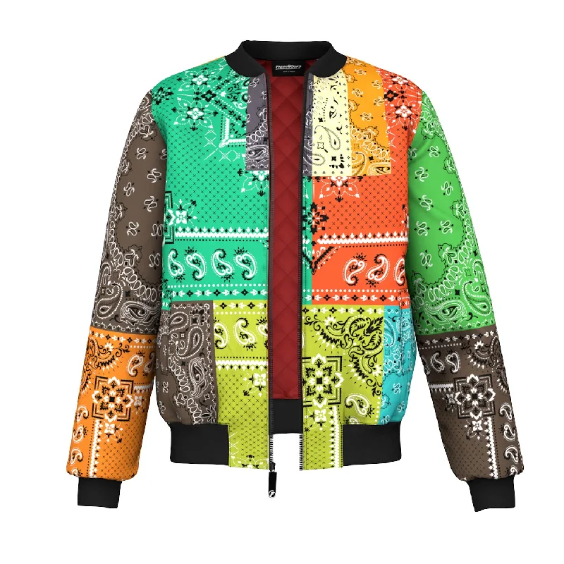 Men's Coats for TravelPalm Trees Bomber Jacket