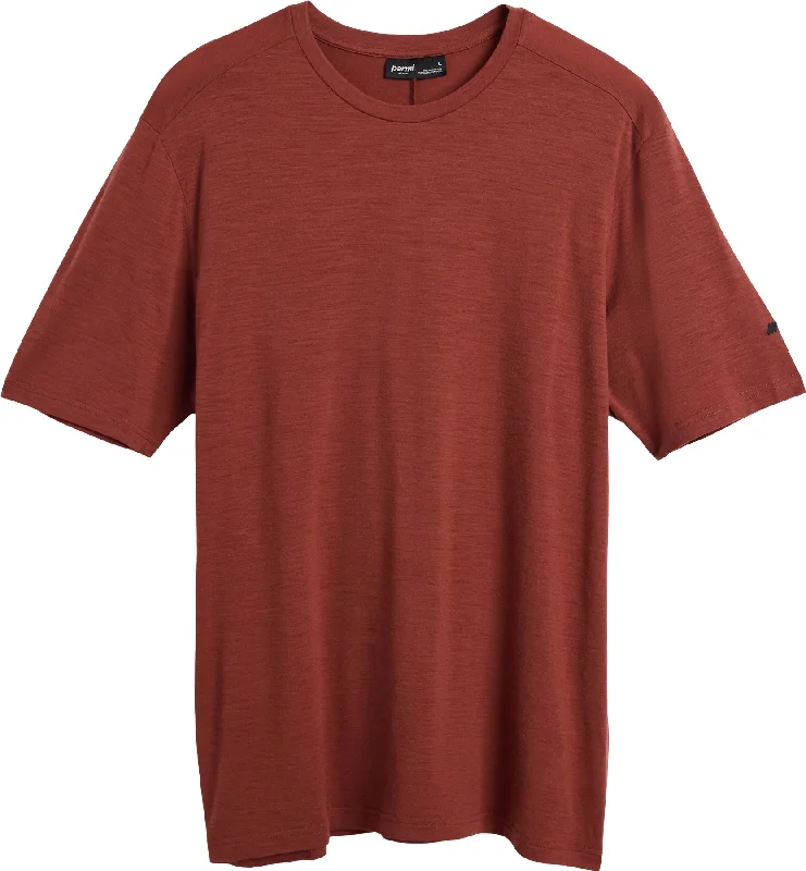 Men's Tailored Shirts for a Professional AppearanceFree Range Merino Short Sleeve T-Shirt - Men's|-|T-shirt à manches courtes en laine mérinos Free Range - Homme