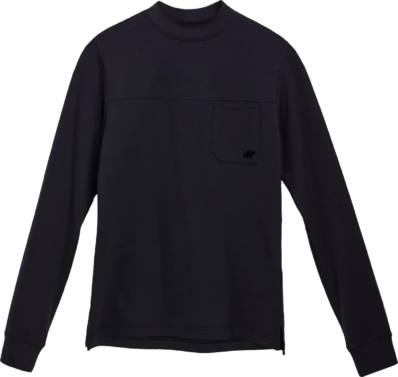 Men's Sweaters in Metallic ColorsMerino Mock Neck Sweater - Men's|-|Chandail à col montant en mérinos - Homme