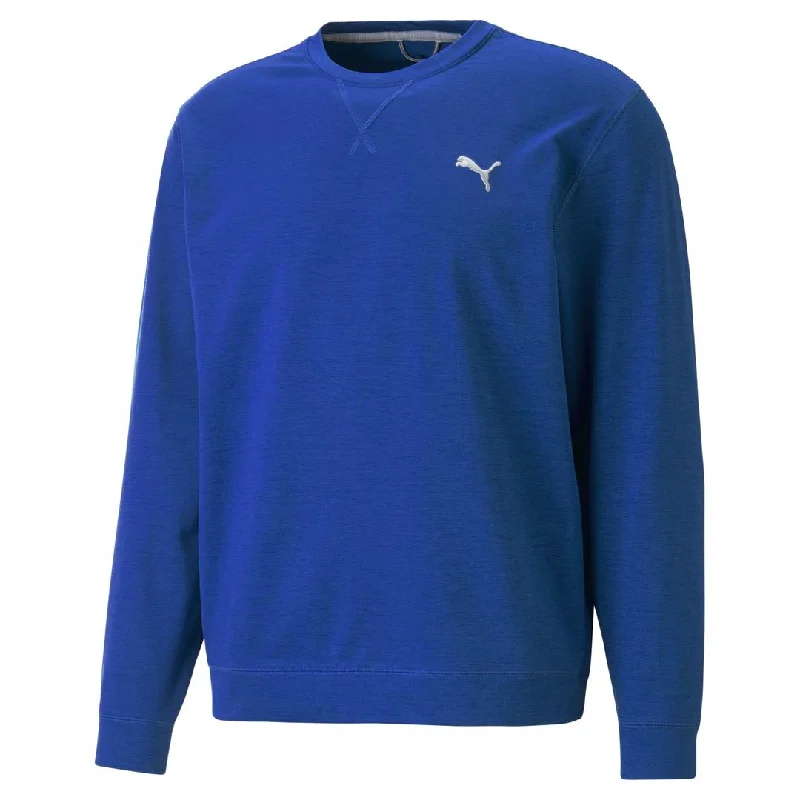 Men's Shirts with Button-Down PocketsPuma - Men's Cloudspun Heather Crewneck (537467 10)