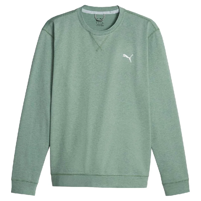 Men's Shirts with Lace-Up HemlinesPuma - Men's Cloudspun Heather Crewneck (537467 12)