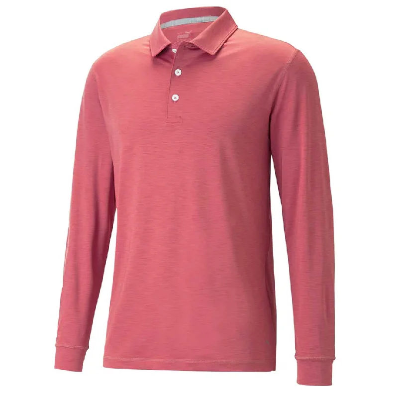 Men's Shirts with Barrel CuffsPuma - Men's You-V Long Sleeve Polo (539106 05)