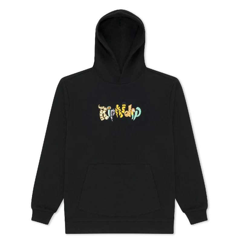 High-Quality Men's French Terry HoodiesRainforest Hoodie (Black)