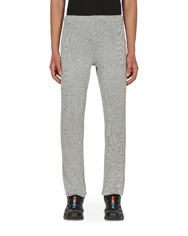 Modern Men's JeansKnitted Underlayer Long Pants Grey
