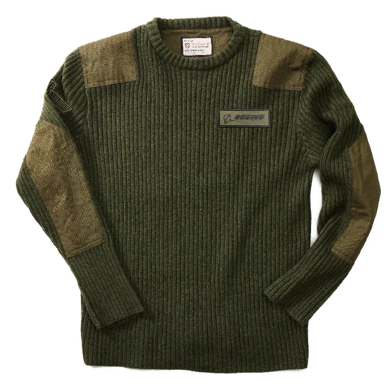 Stylish Men's Turtleneck SweatersRed Canoe Boeing Ribbed Crewneck Sweater