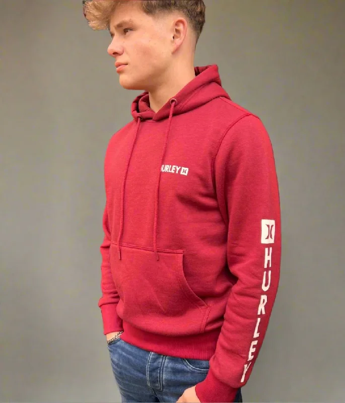Lightweight Men's Linen ShirtsRed Hurley Seaside Hoodie