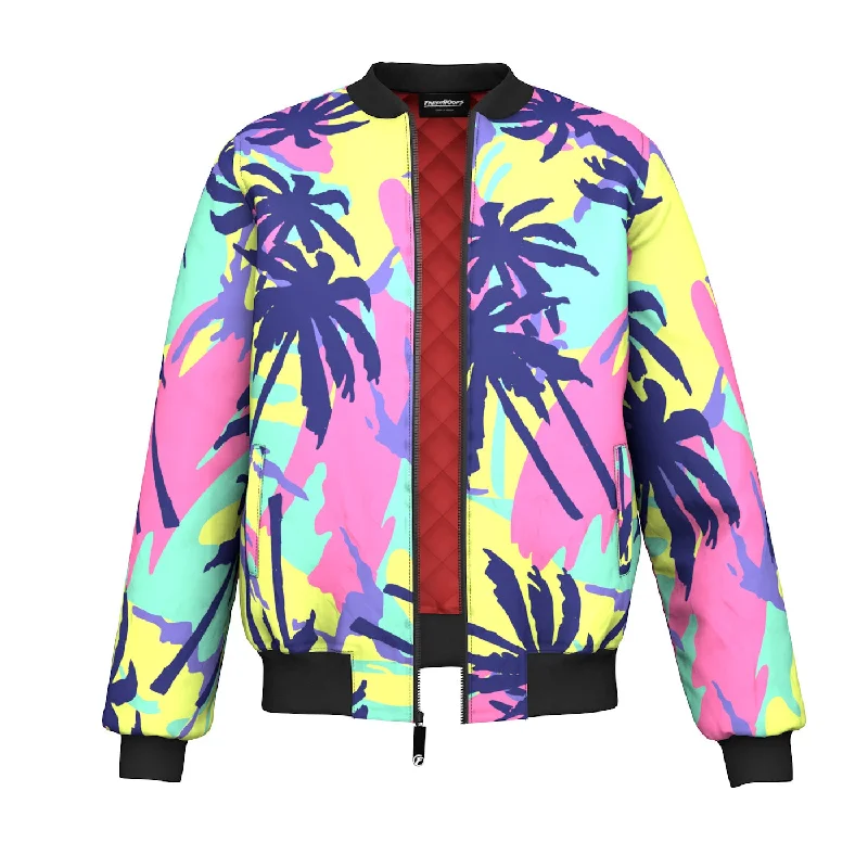 Weather-Resistant Men's CoatsRetro HI Bomber Jacket