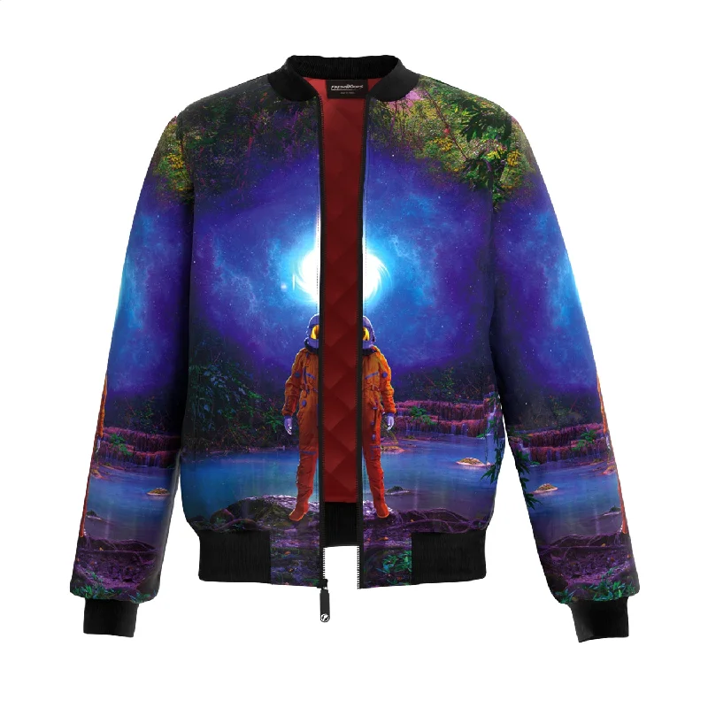 Men's Coats with Multi-Pocket DesignReturn Bomber Jacket