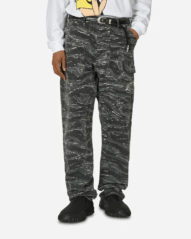 Classic Blue Men's JeansTiger Camo Work Pants Black