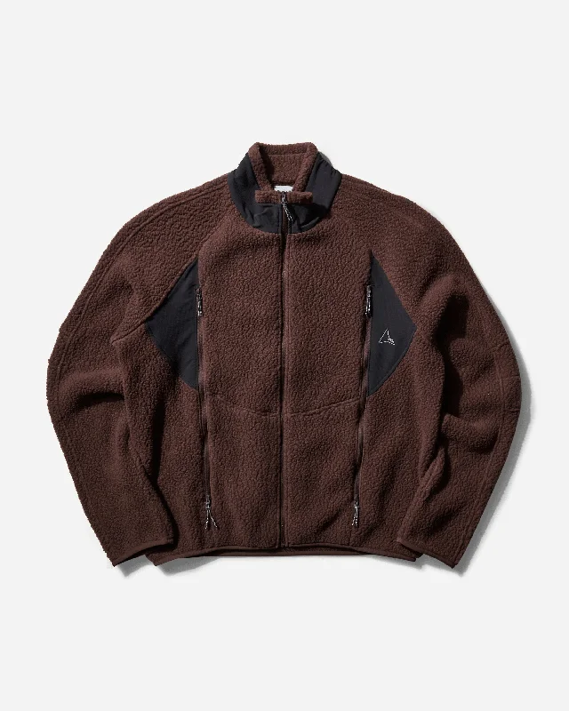 High-Quality Men's Duffle CoatsMen's Polartec Fleece Jacket Dark Brown