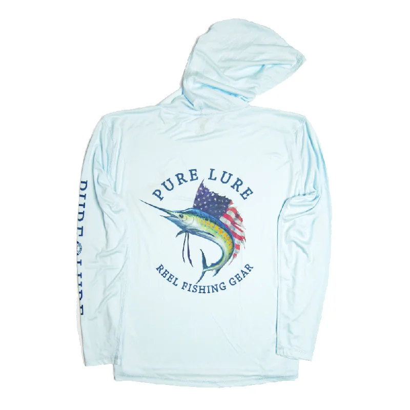 Men's Hoodies with Contrast StitchingSail Salute LS Performance Hoody