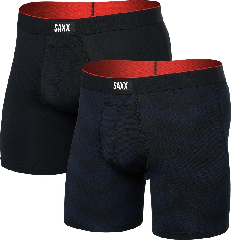 Multi-Sport Mesh Performance 2 Pack Boxer Brief with Fly 6" - Men's|-|Caleçon boxeur avec braguette paquet de 2 Multi-Sport Mesh Performance 6" - Homme
