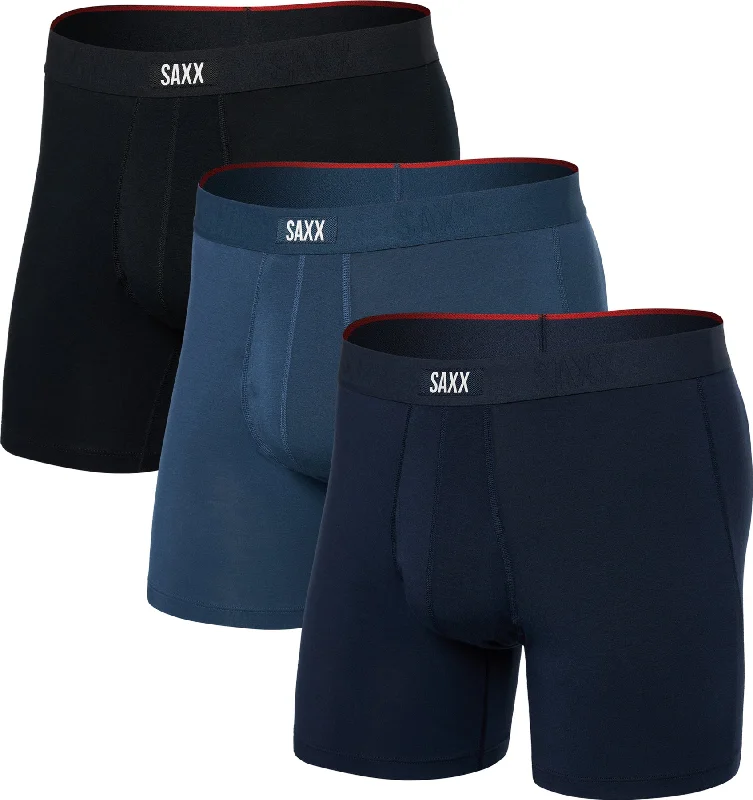 Vibe Xtra 3 Pack Boxer Brief with Fly 6" - Men's|-|Caleçon boxeur avec braguette Vibe Xtra 6 po - Lot de 3 - Homme