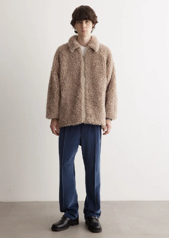Men's Coats with Multi-Pocket DesignS.C. Fur Jacket