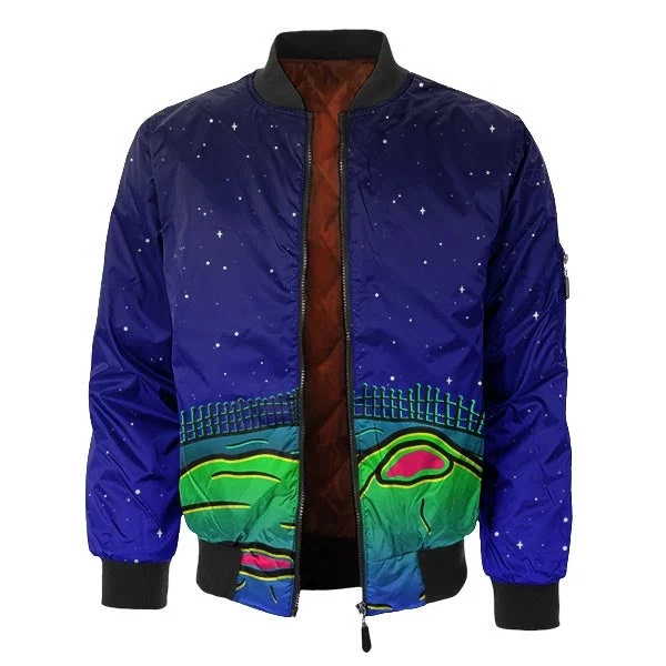 Winter-Ready Men's CoatsScream Bomber Jacket