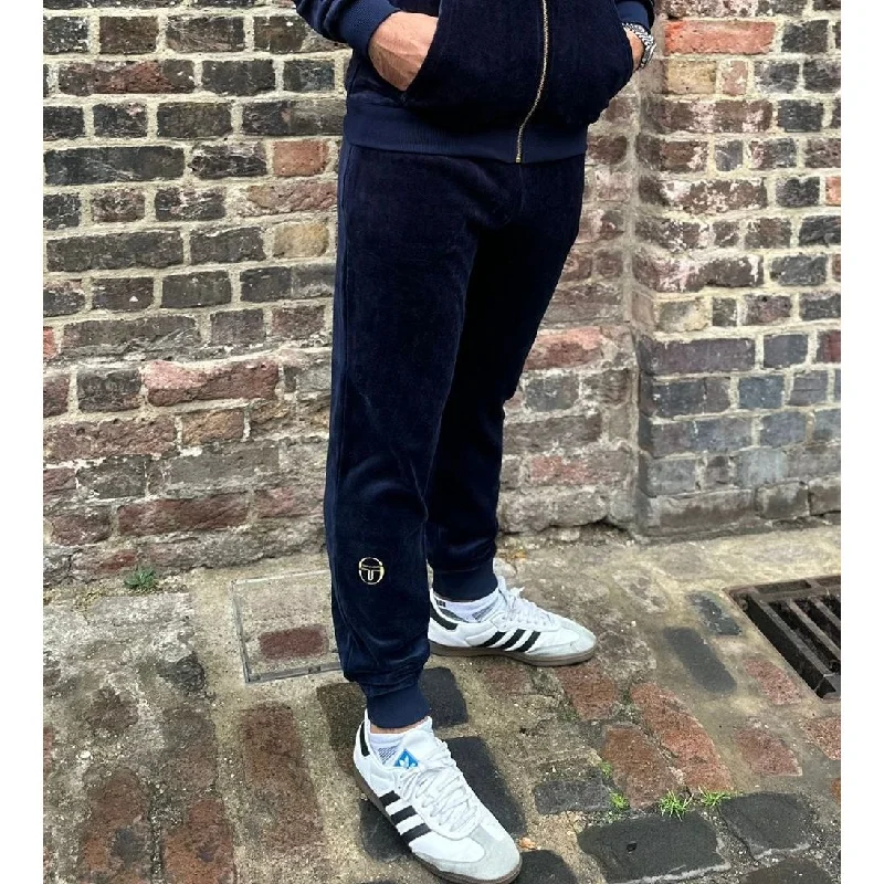 Men's Shirts with TiesSergio Tacchini - Court Velour Maritime Blue - Track Pants