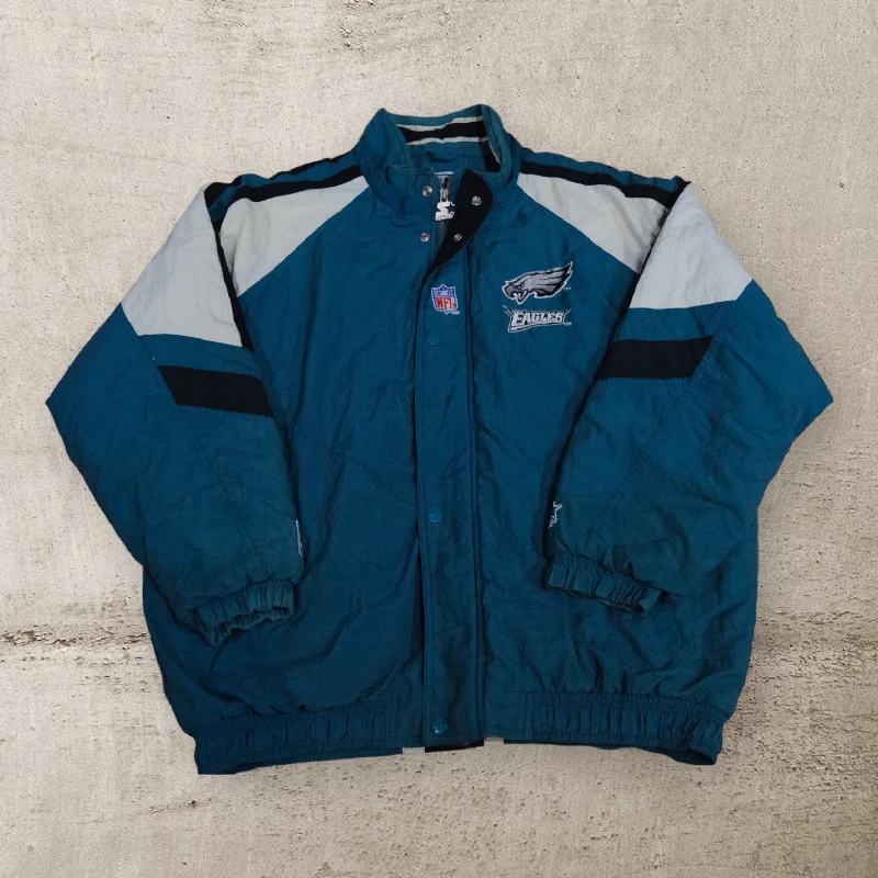 Men's Coats with Embroidered DetailsSignature Items: Vintage NFL Eagle Jacket XXL