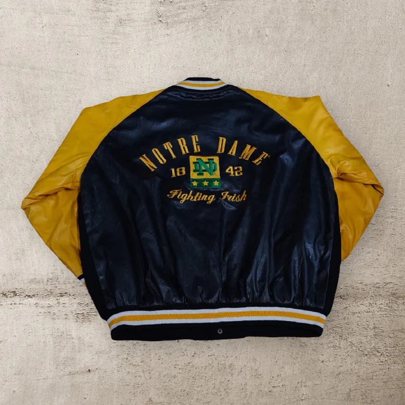 Men's Coats with Vintage StyleSignature Items: Vintage NFL Leather Jacket XXL