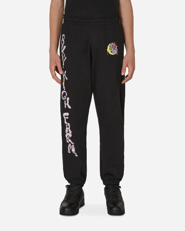Relaxed-Fit Men's JeansWill Sheldon Printed Sweatpants Black