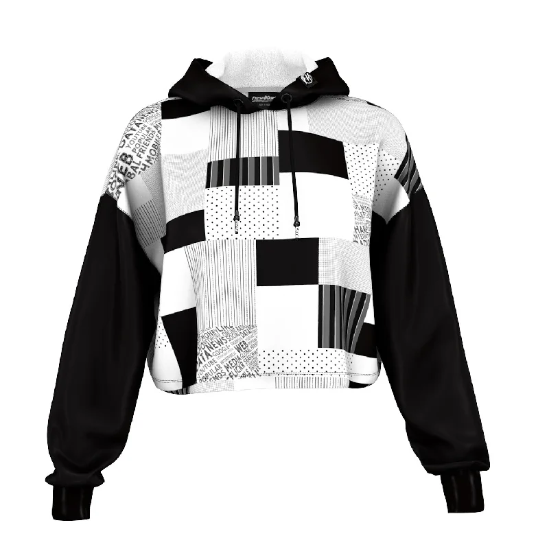 Men's Hoodies for RunningSplitted Cropped Hoodie