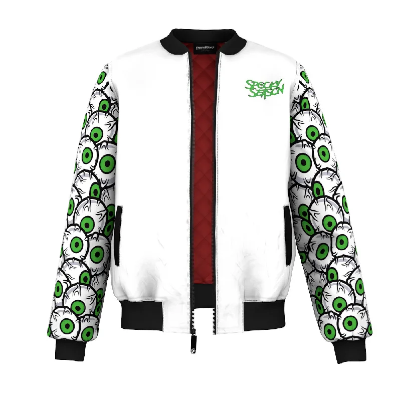 Unique Men's Flight JacketsSpooky Season Bomber Jacket