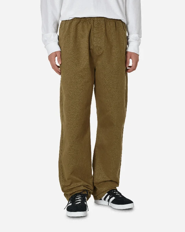 Unique Men's Jeans DesignsBrushed Beach Pants Olive