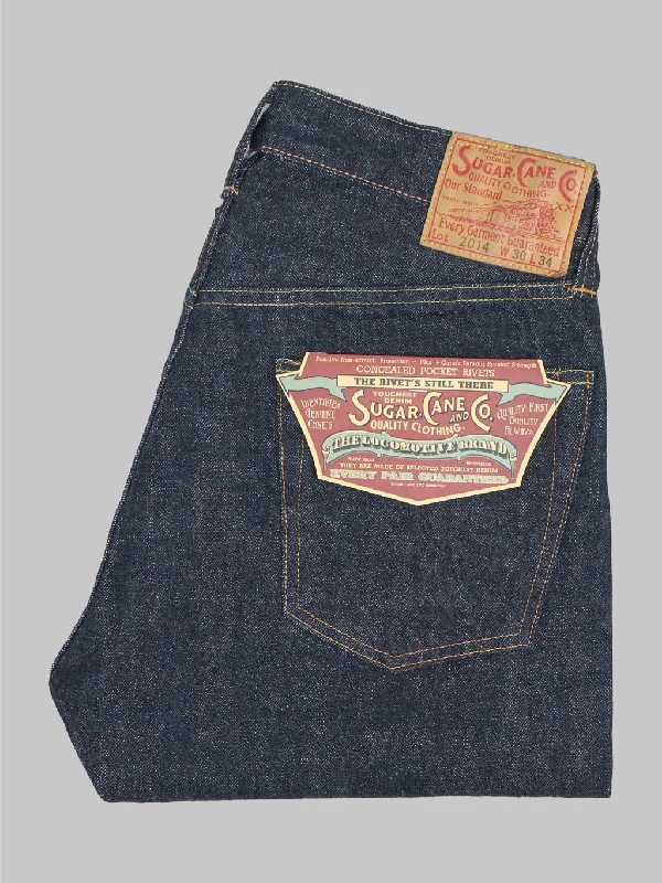 Modern Ripped and Distressed Men's JeansSugar Cane "1947 Type III" 12oz Slim Jeans