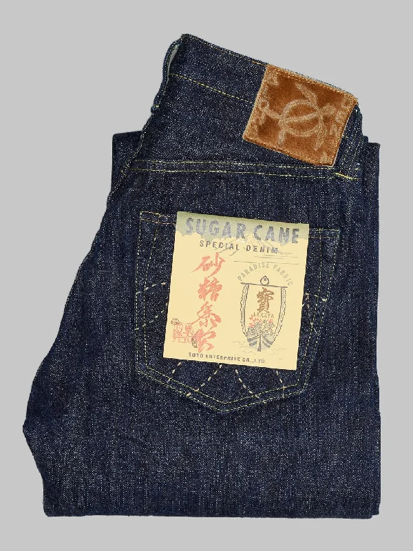 Mid-Waisted Men's JeansSugar Cane "Hawaii" 14oz Regular Straight Jeans