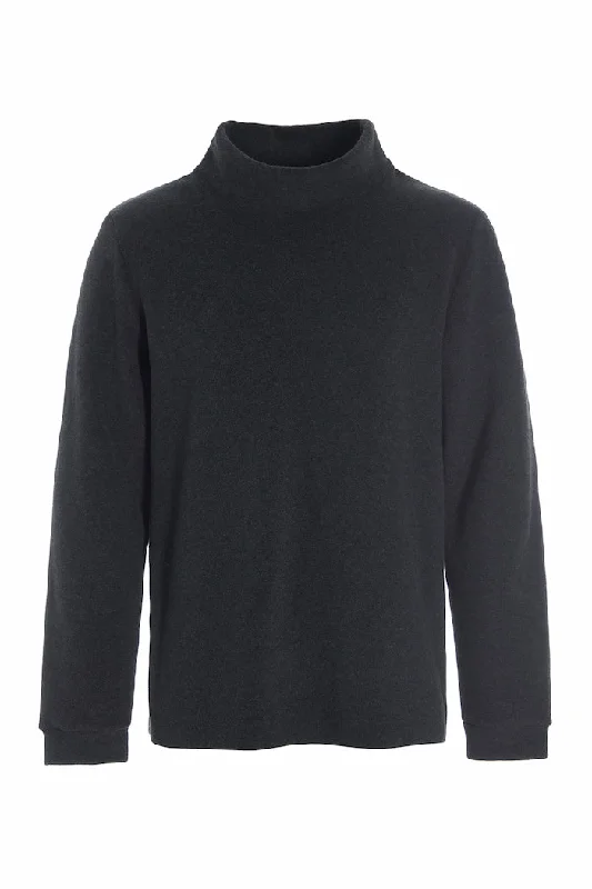 Men's Sweaters with Raglan SleevesSWEATER W/ HIGH NECK - 1031C - SOFT BLACK