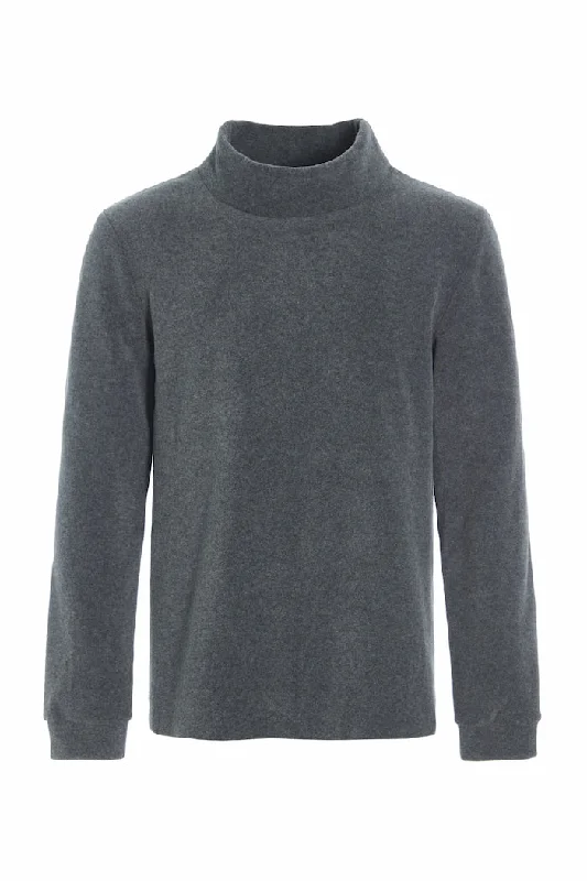 Men's Sweaters with Stand-Up CollarsSWEATER W/ HIGH NECK - 1031C - GREY