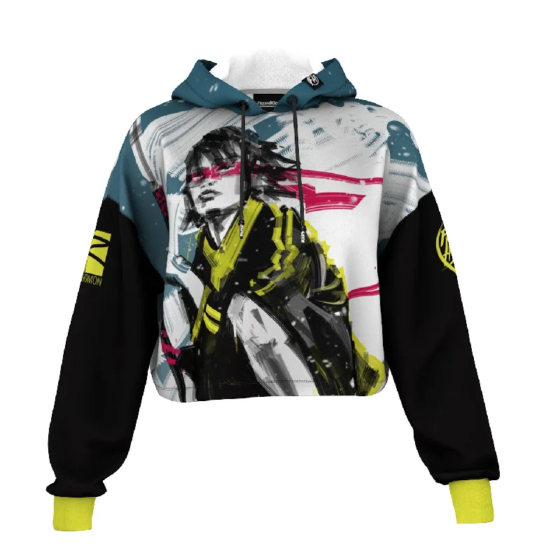 Men's Hoodies with Hidden PocketsSwift Assassin Cropped Hoodie