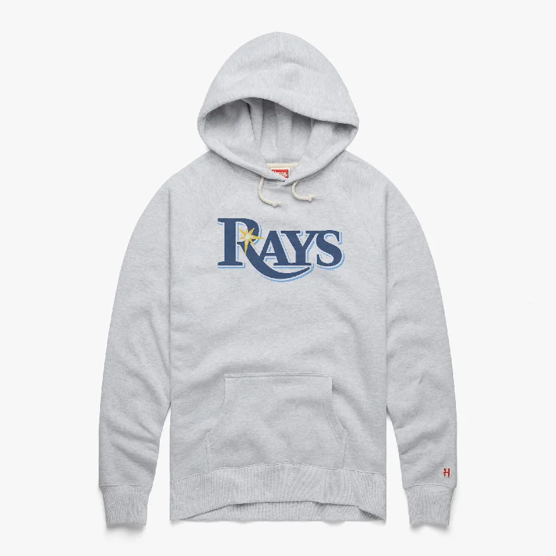 Men's Hoodies for CampingTampa Bay Rays Jersey Logo Hoodie