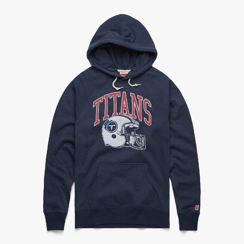 Men's Hoodies with Extra-Long SleevesTennessee Titans Helmet Hoodie