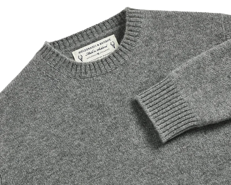 Men's Sweaters with Fold-Over CuffsThe Berwick Sweater: Heathered Gray