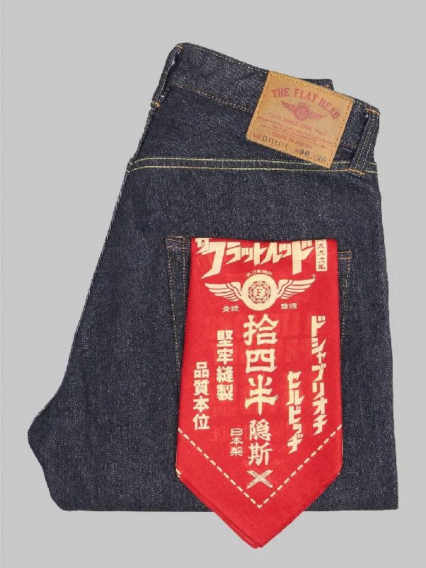 New Arrival Men's JeansThe Flat Head FN-D111 14.5oz Wide Straight Jeans