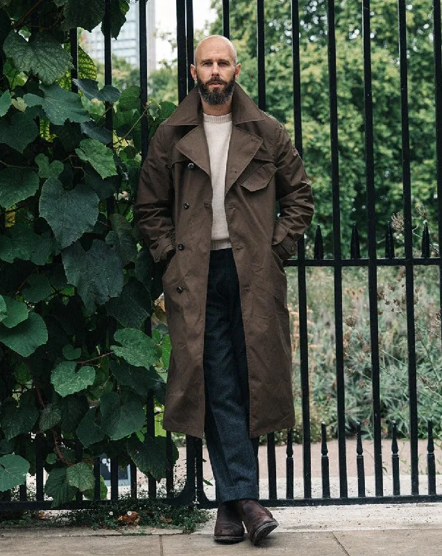 Men's Coats with Hidden PocketsThe Olive Permanent Style Motor Trench