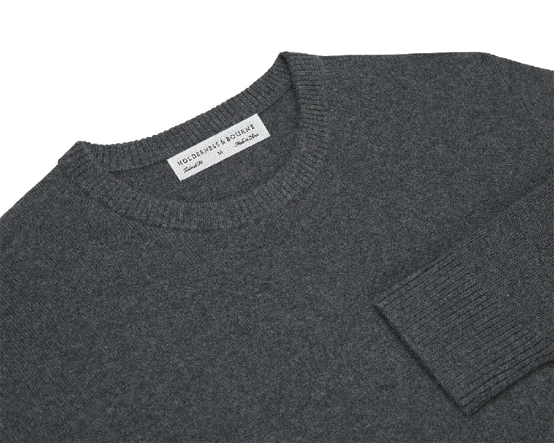 Men's Sweaters in Earthy TonesThe Sargent Sweater: Heathered Charcoal