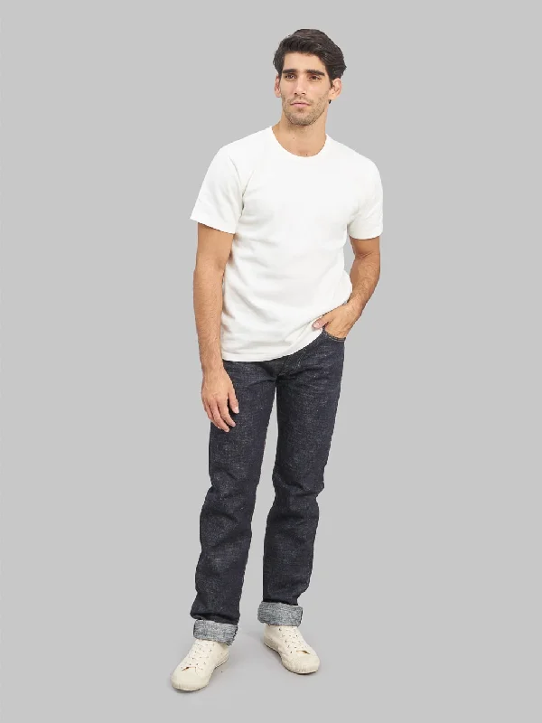 Durable Men's JeansThe Strike Gold 7104 Ultra Slubby Straight Tapered Jeans
