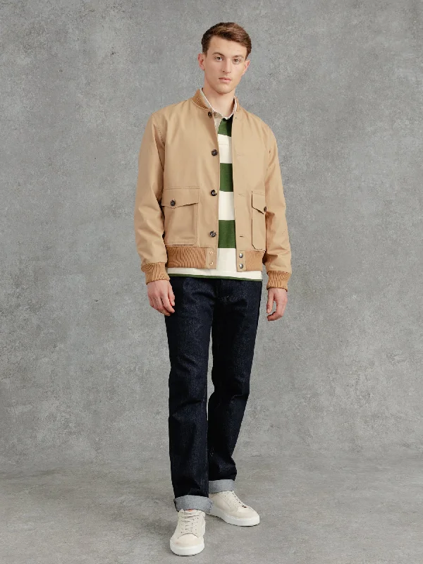 Men's Coats for Ice FishingThe Ventile® Bomber  - Caramel
