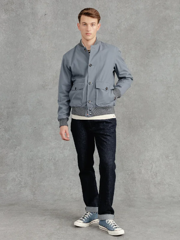 Versatile Men's Pea CoatsThe Ventile® Bomber  - Slate