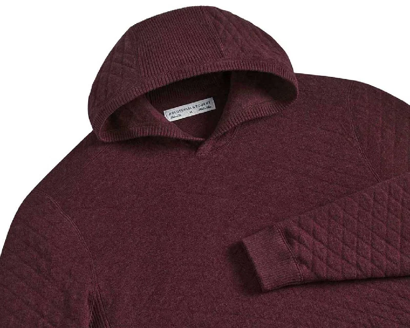 Men's Sweaters in Bright ColorsThe Wallace Sweater: Heathered Dark Claret