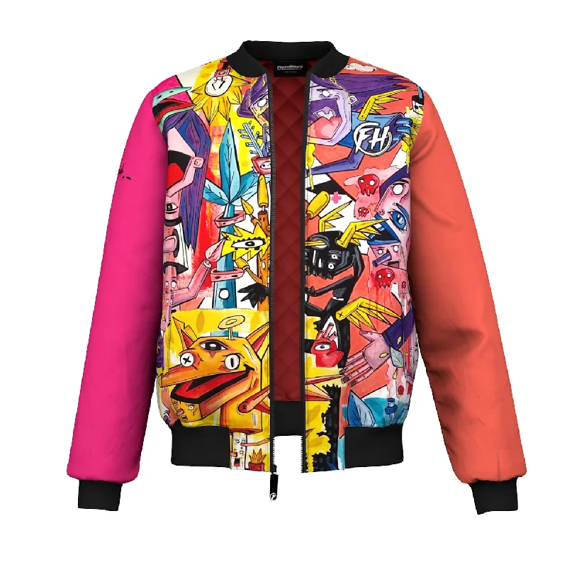 Men's Coats with Vintage StyleThunderous Power Bomber Jacket