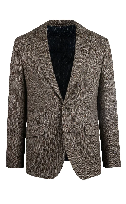 Men's Coats without LiningTorre Light Brown Jacket Milan 740