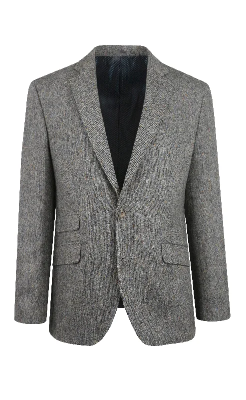 Men's Coats with ButtonsTorre Light Grey Jacket Milan 030